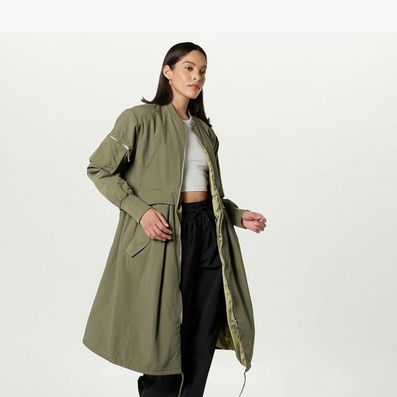 The Drop Jackets & Blazers - Stylish Olive Trench Coat for Women